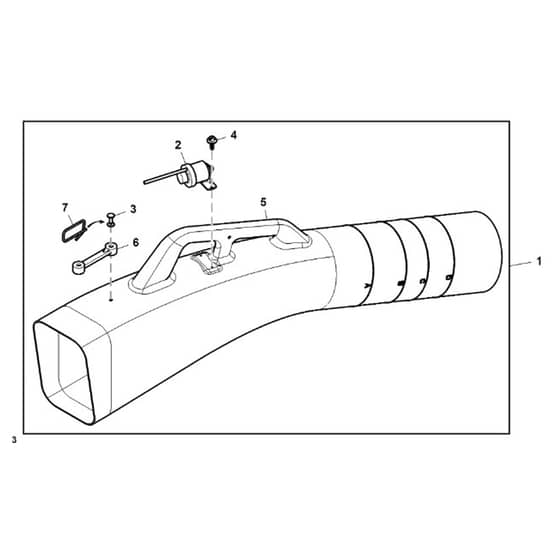 John Deere X310 - PC10883 - Chute Kit - ST926853