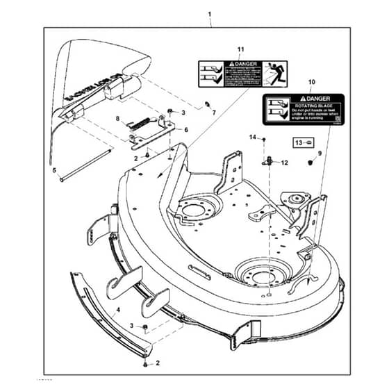 John Deere X310 - PC10883 - Mower Deck - ST932968
