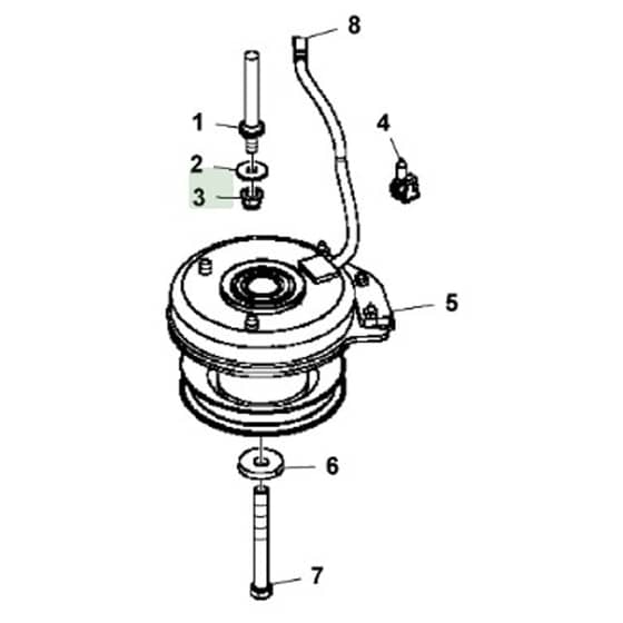 John Deere X320 - PC9521 - Pto Clutch - ST541724