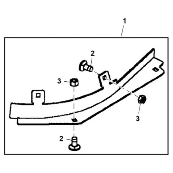 John Deere X320 - PC9521 - Deflector - ST541765