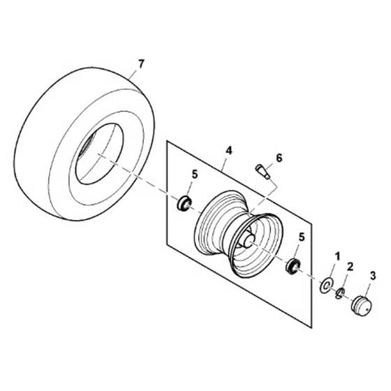 John Deere X330 - PC12876 - Wheels - ST843036