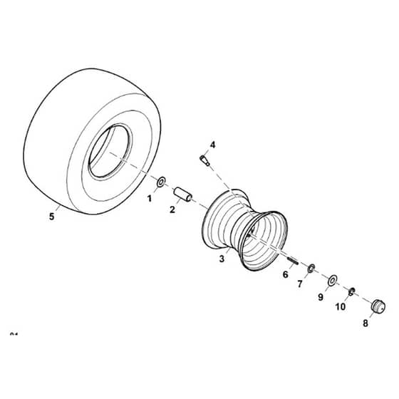 John Deere X350R - PC12708 - Wheels / - ST839959