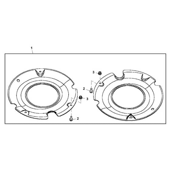 John Deere X354 - PC12709 - Mulch Kit - ST541520