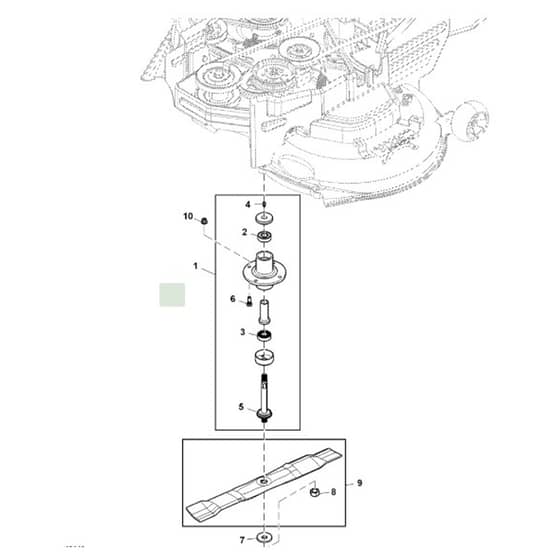 John Deere X354 - PC12709 - Spindle Housings - ST842420