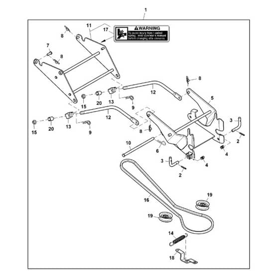 John Deere X370 - PC12710 - Snow Blower - ST844927