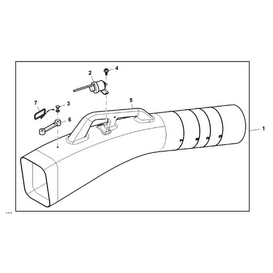 John Deere X370 - PC12710 - Chute Kit - ST926468