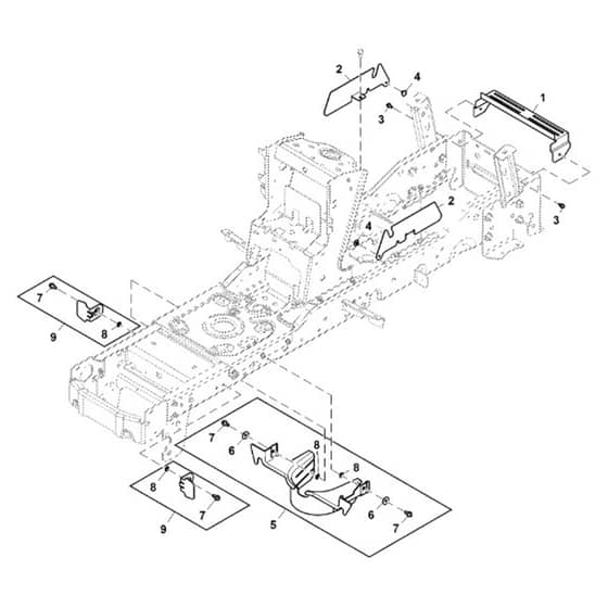 John Deere X380 - PC12711 - Shield - ST841143