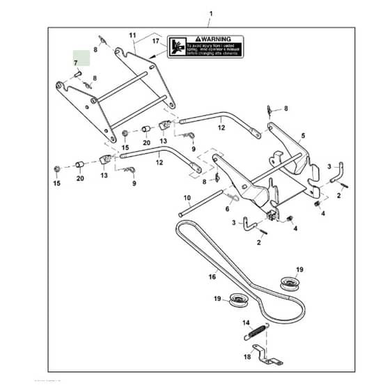 John Deere X380 - PC12711 - Snow Blower - ST844927