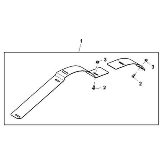 John Deere X394 - PC12714 - Deflector Kit - ST863703