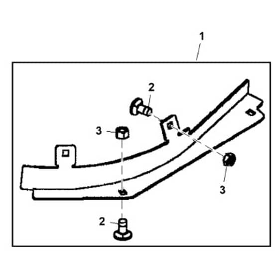 John Deere X500 - PC9524 - Deflector - ST541765