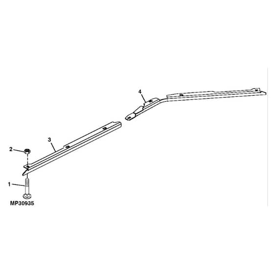 John Deere X534 - PC9526 - Lip Sections - ST541215