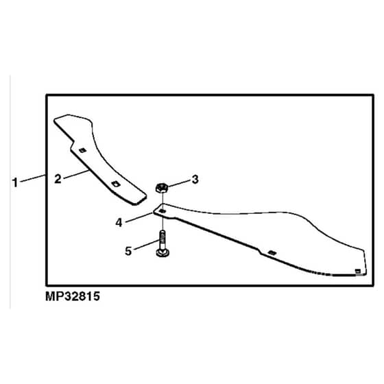 John Deere X534 - PC9526 - Anti-Blowout Kit - ST541755