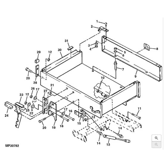 John Deere X534 - PC9526 - Box - ST542079