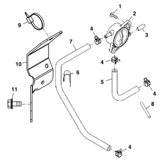 John Deere X534 - PC9526 - Fuel Pump (060001 - ) - ST559679