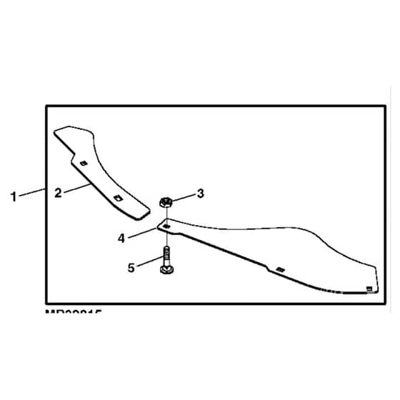 John Deere X540 - PC9527 - Anti-Blowout Kit - ST541747