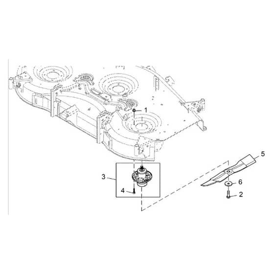 John Deere X570 - PC12715 - Spindle Housings - ST842489