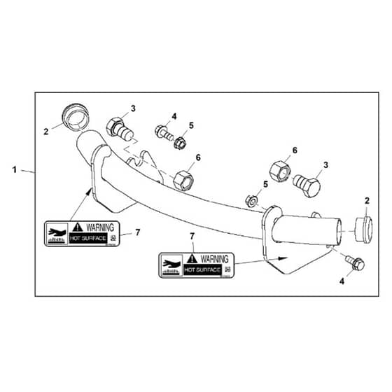 John Deere X570 - PC12715 - Front Bumper - ST900464