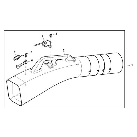 John Deere X570 - PC12715 - Chute Kit - ST926904