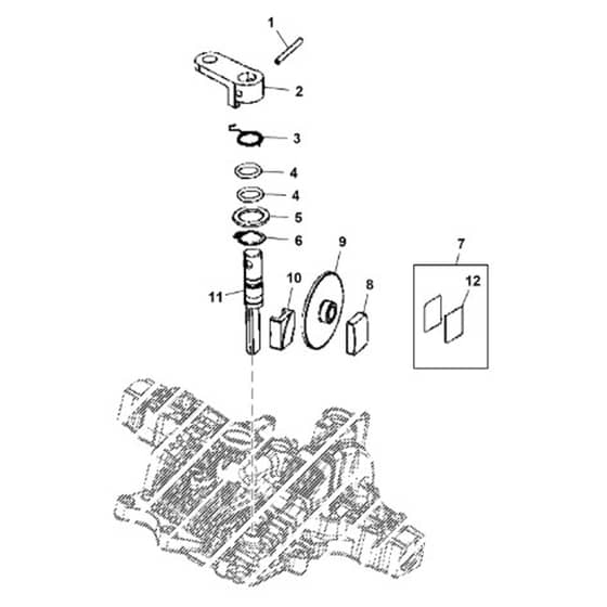 John Deere X580 - PC12716 - Brake - ST840123