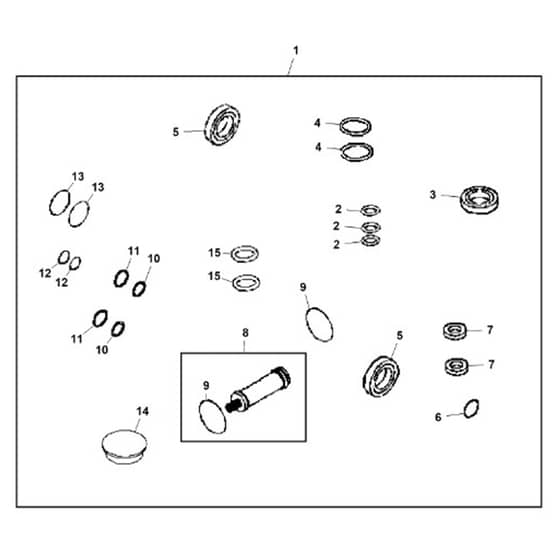 John Deere X580 - PC12716 - Seal Kit - ST840288