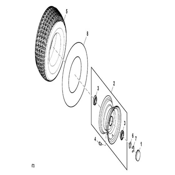 John Deere X580 - PC12716 - Wheels - ST840415