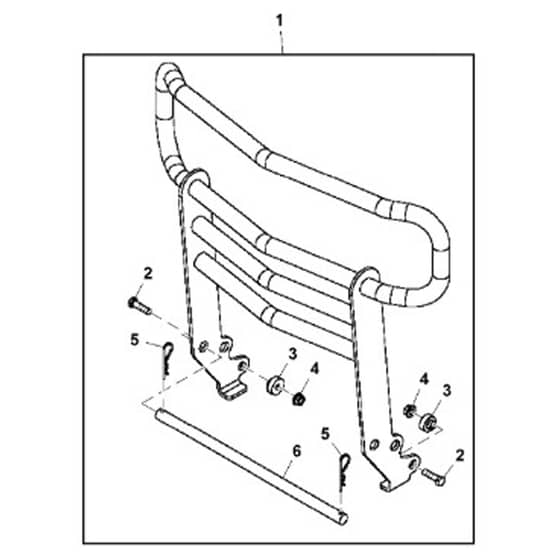 John Deere X580 - PC12716 - Brush Guard - ST900437