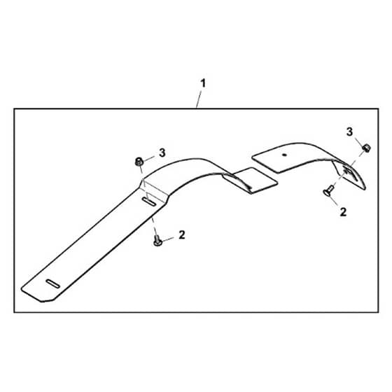 John Deere X584 - PC12717 - Deflector Kit - ST863755