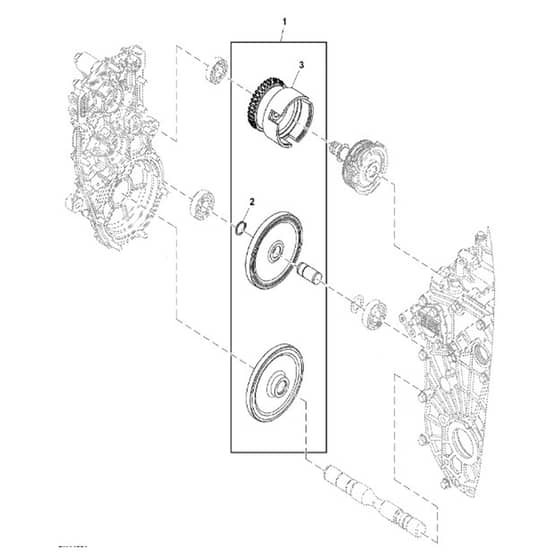 John Deere X730 - PC11844 - Pto Gear - ST747124
