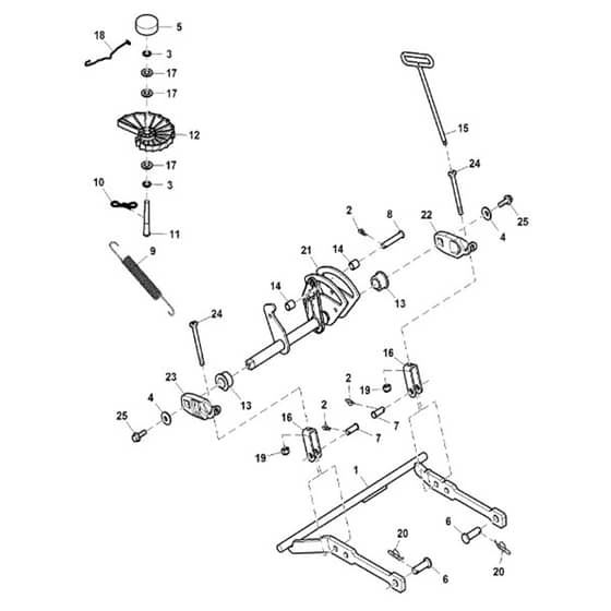 John Deere X730 - PC11844 - Mower Depth - ST911084