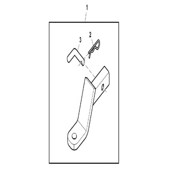 John Deere X730 - PC11844 - Drawbar Kit - ST931479