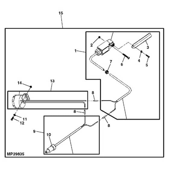 John Deere X734 - PC11845 - Electrical Equipment - ST551497