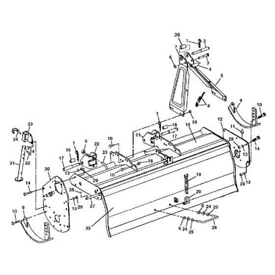 John Deere X734 - PC11845 - Housing - ST603884