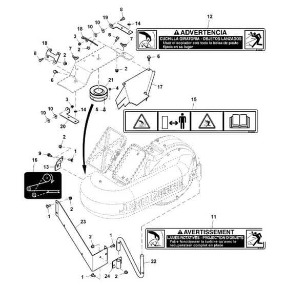 John Deere X734 - PC11845 - Jacksheave - ST849632