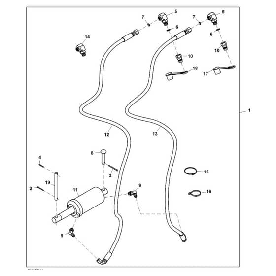 John Deere X734 - PC11845 - Hydraulic Angling - ST906505
