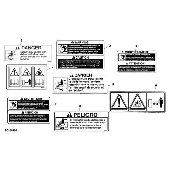 John Deere X734 - PC11845 - Material Collection - ST907691