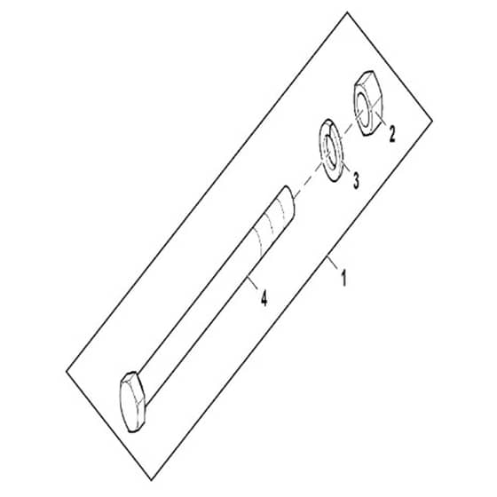 John Deere X738 - PC11846 - Weight Mounting - ST1040320