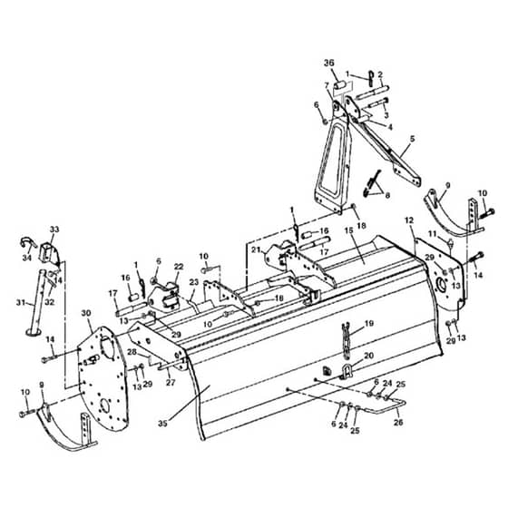 John Deere X738 - PC11846 - Housing - ST603884