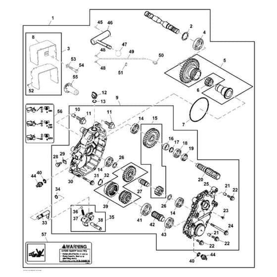 John Deere X738 - PC11846 - Power-Takeoff - ST906981