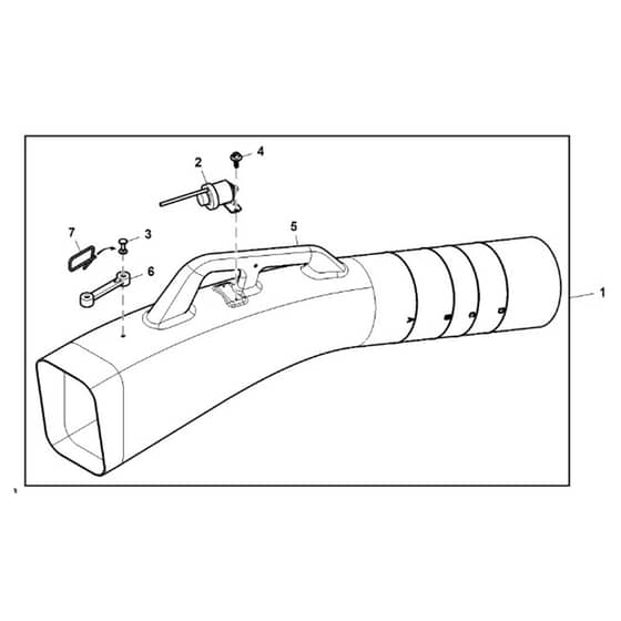 John Deere X738 - PC11846 - Chute Kit - ST926984