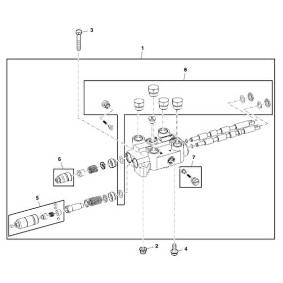 John Deere X739 - PC11847 - Selective Control - ST744169