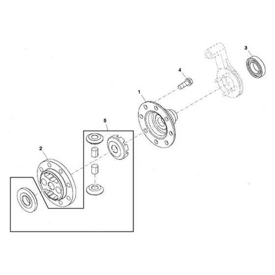 John Deere X739 - PC11847 - Differential Case - ST747028