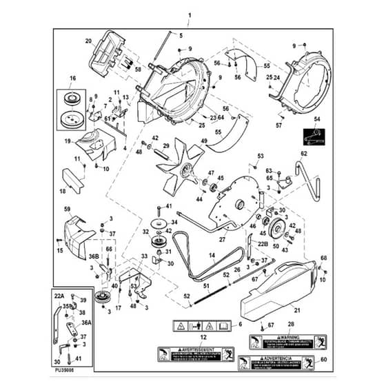 John Deere X739 - PC11847 - Powerflow - ST865116