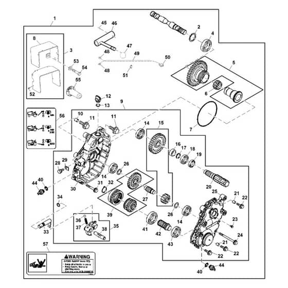 John Deere X739 - PC11847 - Power-Takeoff - ST906981