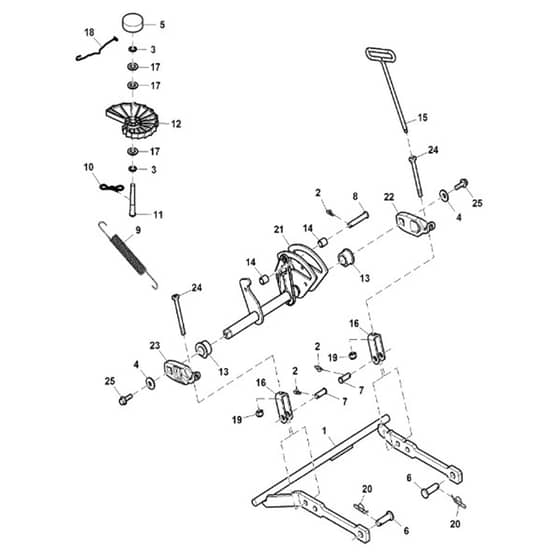 John Deere X739 - PC11847 - Mower Depth - ST911084