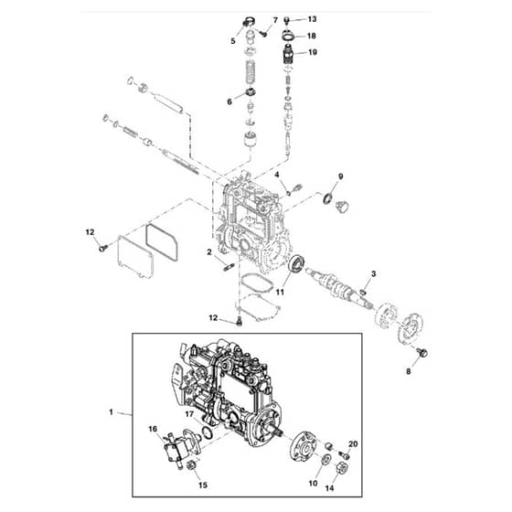 John Deere X748 - PC9511 - Fuel Injection - ST539401