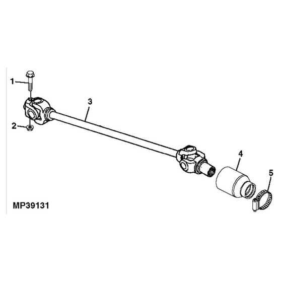 John Deere X748 - PC9511 - Drive Shaft - ST539810