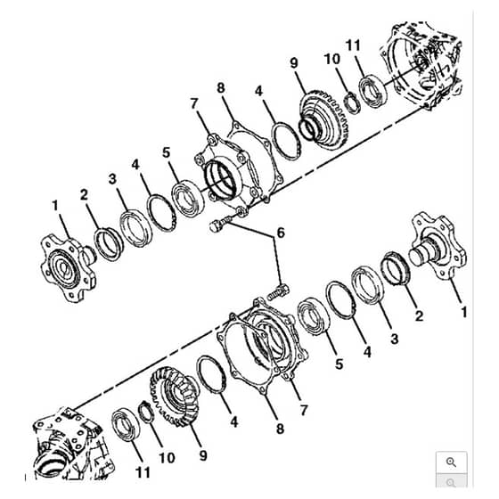 John Deere X748 - PC9511 - Final Drive ( - 040000) - ST539829