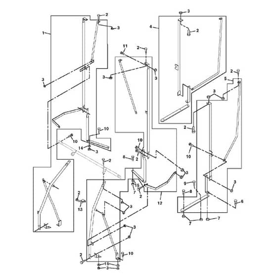 John Deere X749 - PC9703 - Frame - ST538999