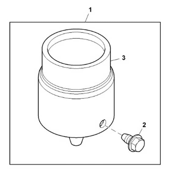 John Deere X750 - PC11848 - Spark Arrestor - ST1040275
