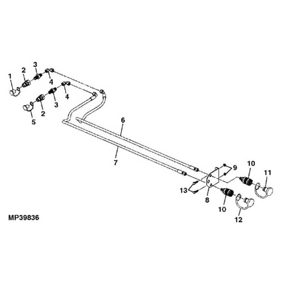 John Deere X750 - PC11848 - Hydraulic Hoses - ST551477